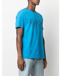 T-shirt girocollo stampata acqua di BOSS HUGO BOSS