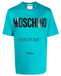 T-shirt girocollo stampata acqua di Moschino