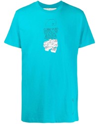 T-shirt girocollo stampata acqua di Off-White