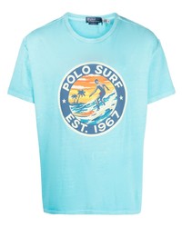 T-shirt girocollo stampata acqua di Polo Ralph Lauren