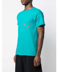 T-shirt girocollo stampata acqua di Pablo
