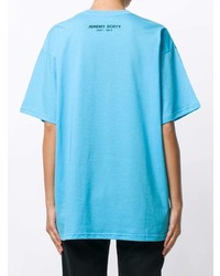 T-shirt girocollo stampata acqua di Jeremy Scott