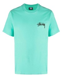 T-shirt girocollo stampata acqua di Stussy