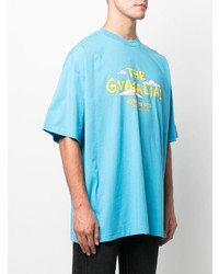 T-shirt girocollo stampata acqua di Vetements