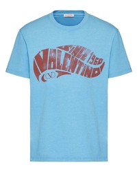 T-shirt girocollo stampata acqua di Valentino Garavani