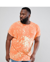 T-shirt girocollo stampata arancione di ASOS DESIGN