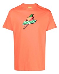 T-shirt girocollo stampata arancione di Carrots