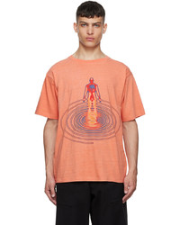 T-shirt girocollo stampata arancione di Gentle Fullness