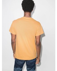 T-shirt girocollo stampata arancione di Motherlan