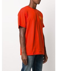 T-shirt girocollo stampata arancione di Carhartt WIP