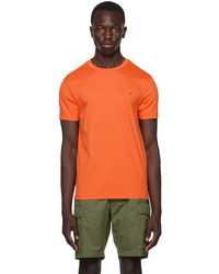 T-shirt girocollo stampata arancione di Polo Ralph Lauren