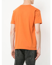 T-shirt girocollo stampata arancione di Loveless