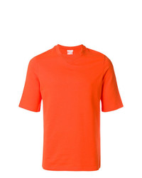 T-shirt girocollo stampata arancione di Reebok