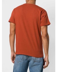 T-shirt girocollo stampata arancione di Levi's Vintage Clothing