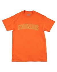T-shirt girocollo stampata arancione di Stadium Goods