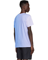 T-shirt girocollo stampata azzurra di Isabel Marant