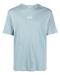 T-shirt girocollo stampata azzurra di Each X Other