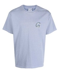 T-shirt girocollo stampata azzurra di Gramicci