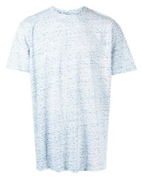 T-shirt girocollo stampata azzurra di John Elliott