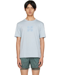 T-shirt girocollo stampata azzurra di Li-Ning