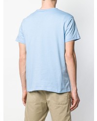 T-shirt girocollo stampata azzurra di N°21