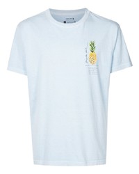 T-shirt girocollo stampata azzurra di OSKLEN