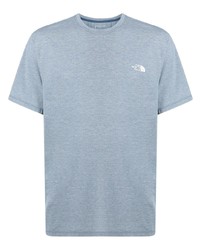 T-shirt girocollo stampata azzurra di The North Face