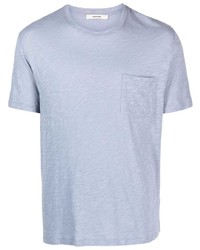 T-shirt girocollo stampata azzurra di Zadig & Voltaire