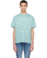 T-shirt girocollo stampata azzurra di Études