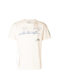 T-shirt girocollo stampata beige di A-Cold-Wall*