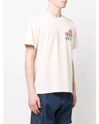 T-shirt girocollo stampata beige di Levi's