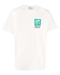T-shirt girocollo stampata beige di Deus Ex Machina