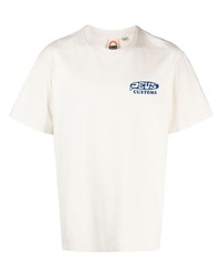 T-shirt girocollo stampata beige di Deus Ex Machina