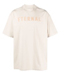 T-shirt girocollo stampata beige di Fear Of God