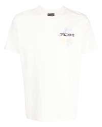 T-shirt girocollo stampata beige di Musium Div.