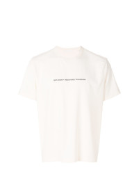 T-shirt girocollo stampata beige di Our Legacy