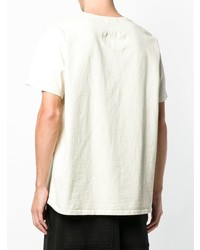 T-shirt girocollo stampata beige di Rhude