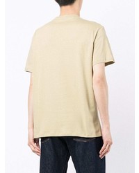T-shirt girocollo stampata beige di Armani Exchange