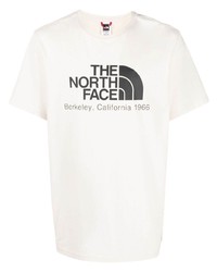T-shirt girocollo stampata beige di The North Face
