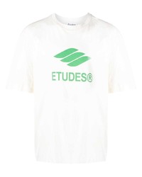 T-shirt girocollo stampata beige di Études