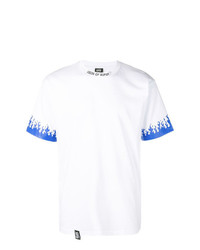 T-shirt girocollo stampata bianca e blu di Vision Of Super