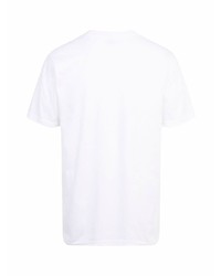 T-shirt girocollo stampata bianca e blu di Supreme