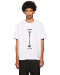 T-shirt girocollo stampata bianca e nera di 3.1 Phillip Lim