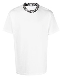 T-shirt girocollo stampata bianca e nera di Ambush