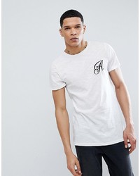 T-shirt girocollo stampata bianca e nera di Another Influence