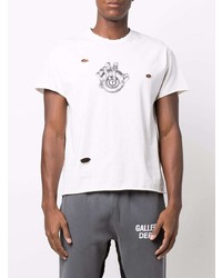 T-shirt girocollo stampata bianca e nera di GALLERY DEPT.