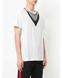 T-shirt girocollo stampata bianca e nera di Loveless