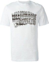 T-shirt girocollo stampata bianca e nera di Billionaire Boys Club