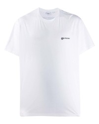T-shirt girocollo stampata bianca e nera di Burberry
