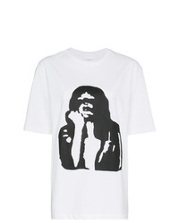 T-shirt girocollo stampata bianca e nera di Calvin Klein Jeans Est. 1978
